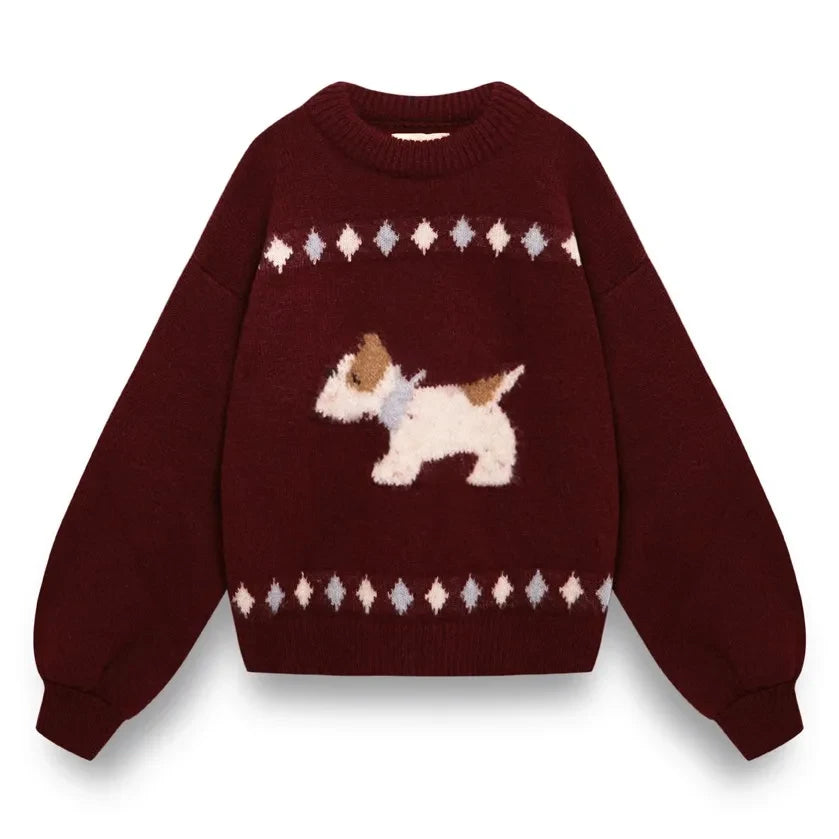 birinit - Jacky Chien sweater | Burgundy