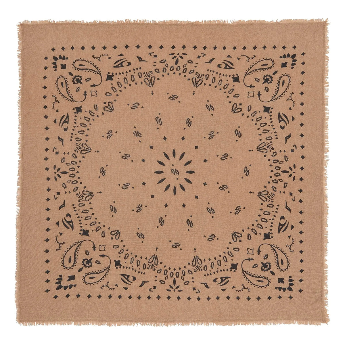 Kujten - Hachiko Cashmere Bandana | Camel