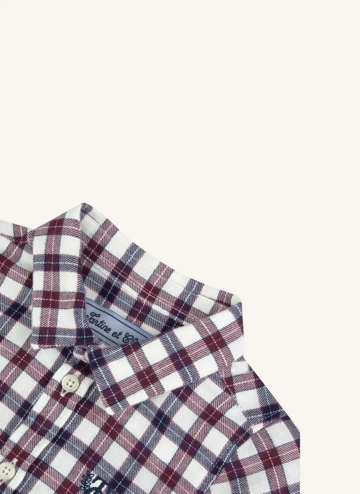 Tartine et Chocolat - TC Checked Shirt | Navy