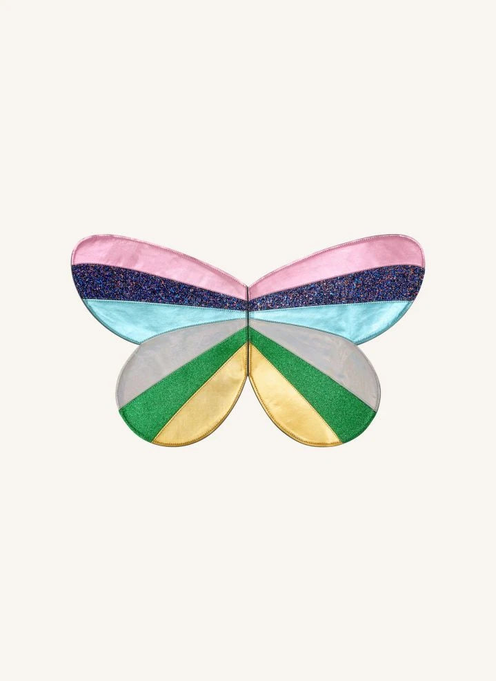 Mimi & Lula - Striped Rainbow Wings | Pink