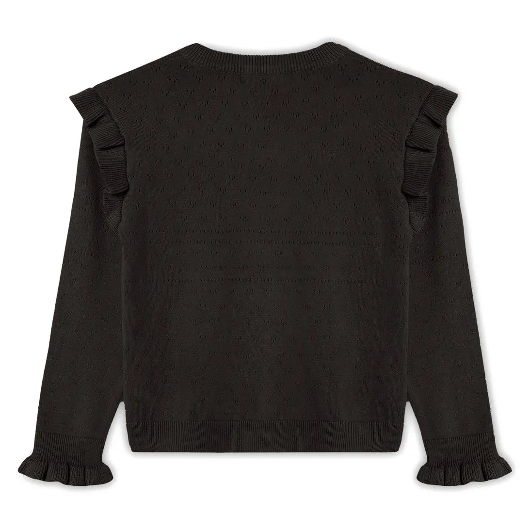 Fliink - Fame Ruffled Sweater | Brown