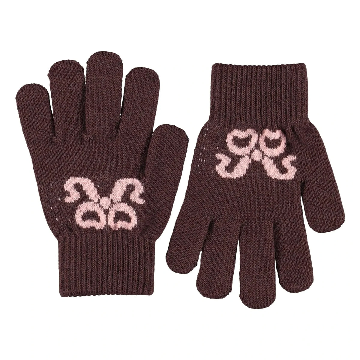 Molo - Kaapo Knitted Gloves 2 Pairs | Brown