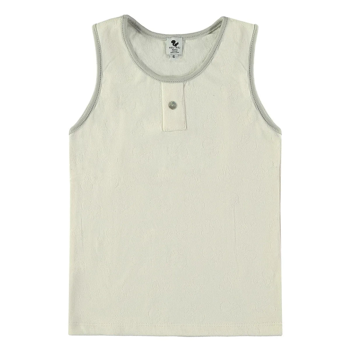 Risu Risu - Organic Cotton Wrestler Tank | Ecru