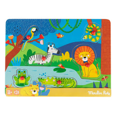 Moulin Roty - Animal Sound Puzzle - Les Toupitis