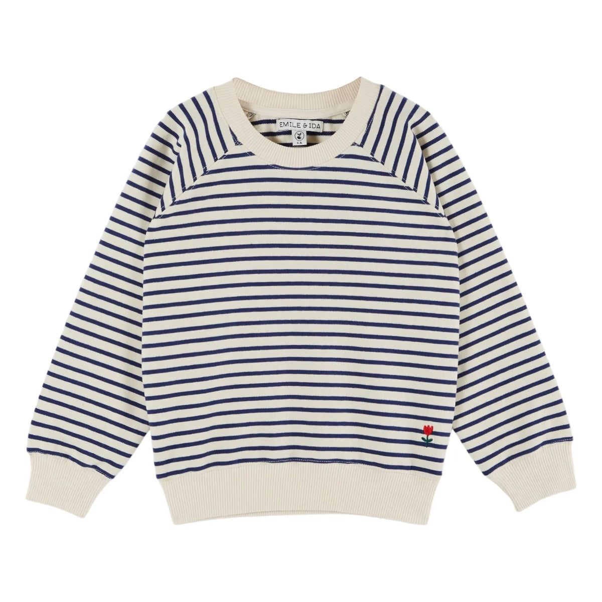 Emile et Ida - Sweat Stripes | Navy Blue