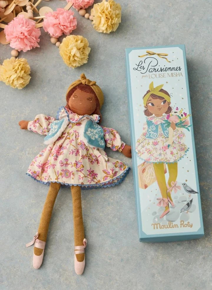 Louise Misha - Cherry doll - Louise Misha x Moulin Roty | Brown