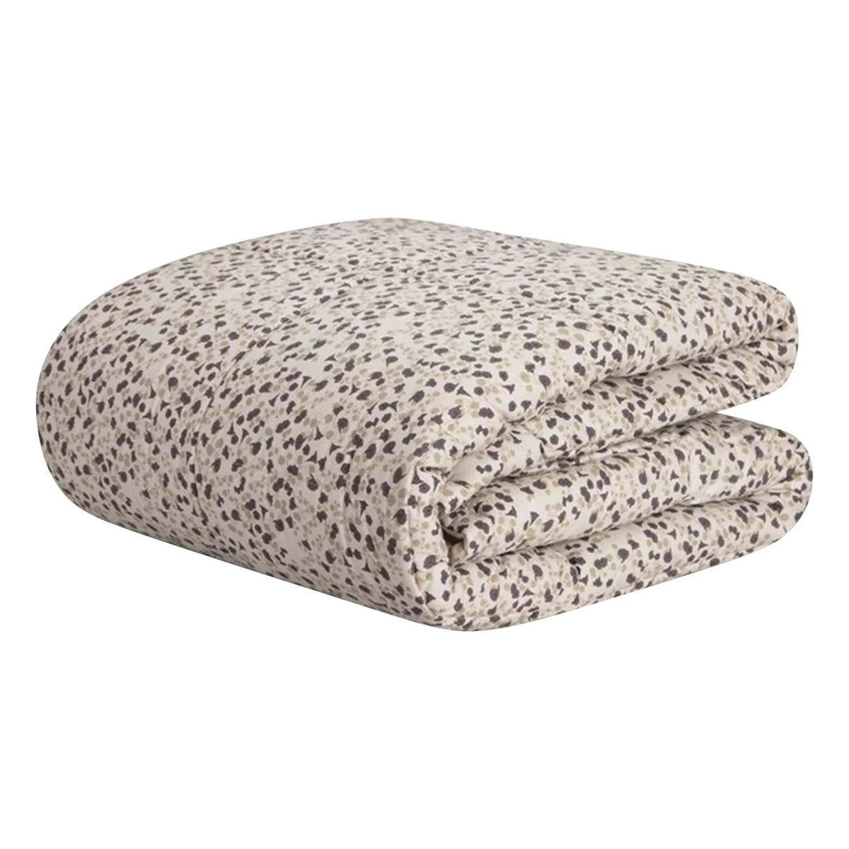 garbo&friends - Imperial Cress Cotton Percale Quilted Blanket | Grey