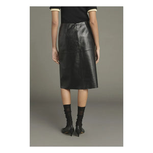 Soeur - Gwen skirt Lambskin | Black