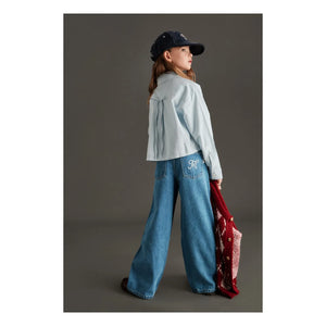 Mipounet - Juliette Poplin Shirt | Light Blue