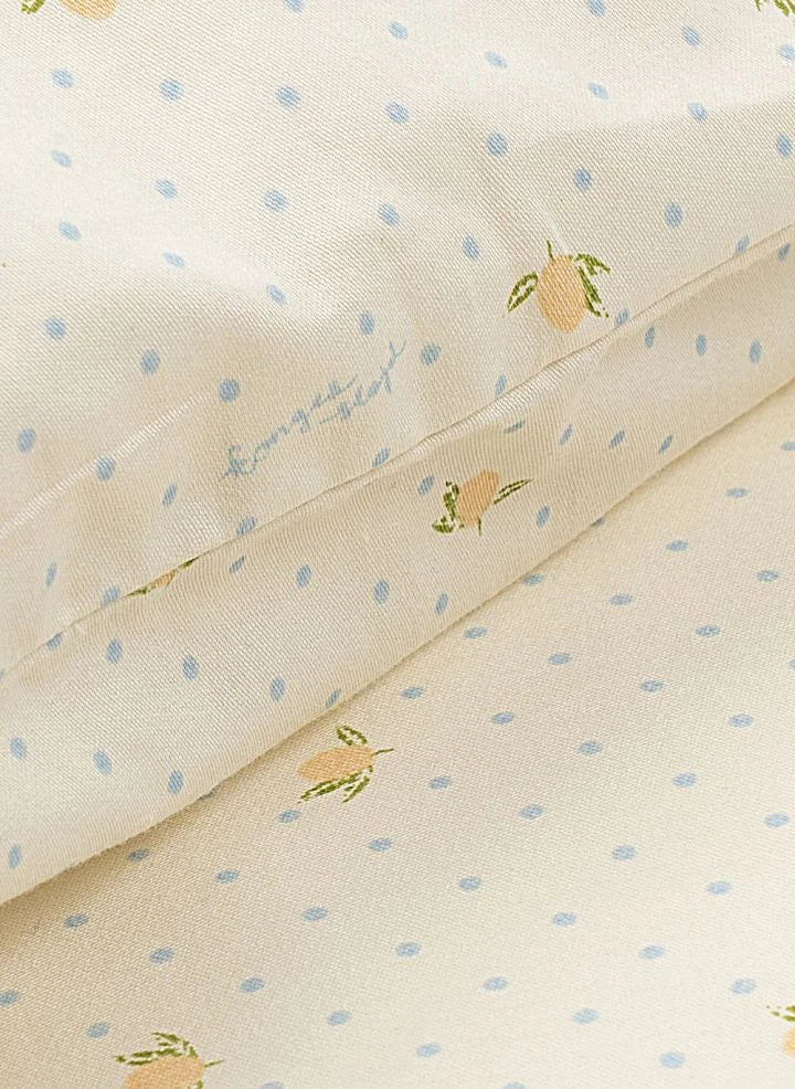 Konges Sløjd - Lemon Dot Duvet Cover Set | Yellow