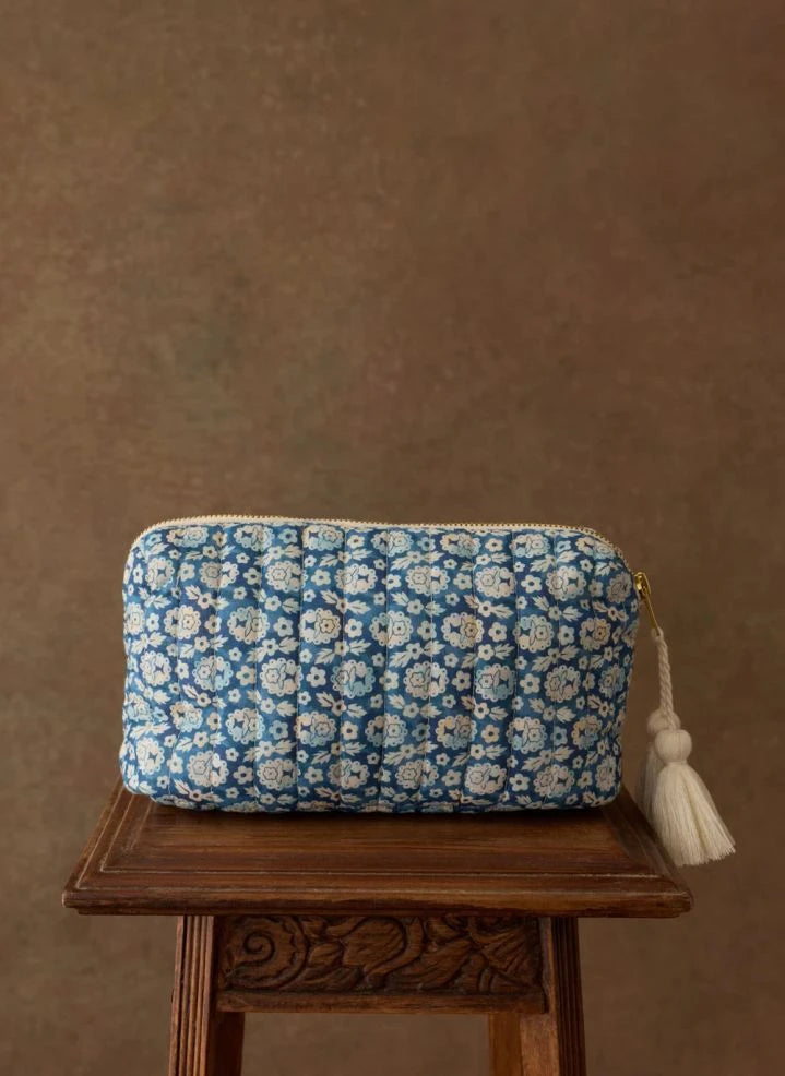 Louise Misha - Light Blue Teiki Makeup Bag