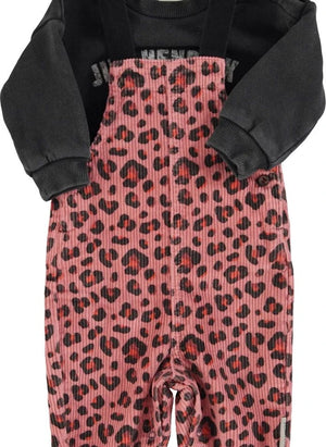 Piupiuchick - Pink Velvet Overalls