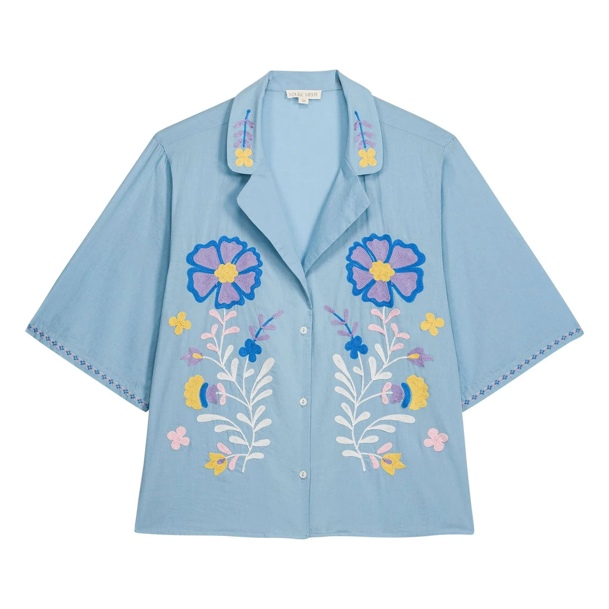 Louise Misha - Emilius Shirt | Blue
