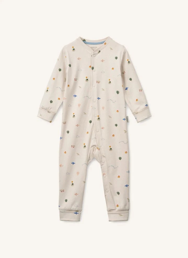 Liewood - Birk organic cotton pajamas | Sand