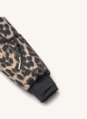 Molo - Hansine Pro Leopard puffer jacket | Brown