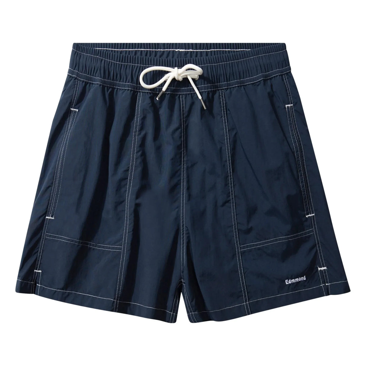 Edmmond Studios - Mini Logo Swimsuit | Navy Blue