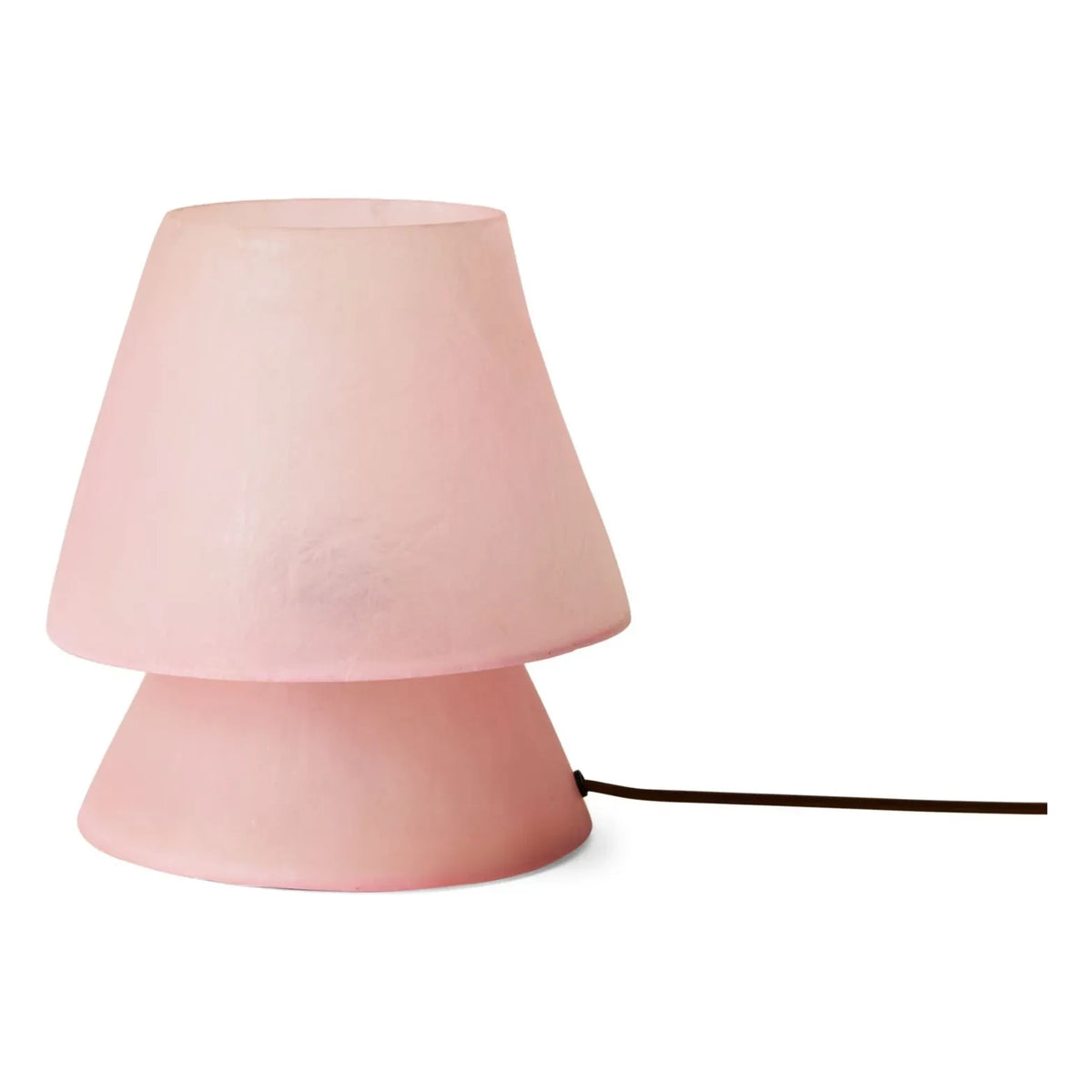 HKliving - Low-profile fiberglass table lamp | Pink