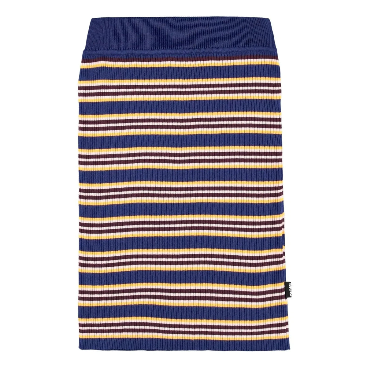 Molo - Benitta Striped Organic Cotton Skirt | Navy Blue