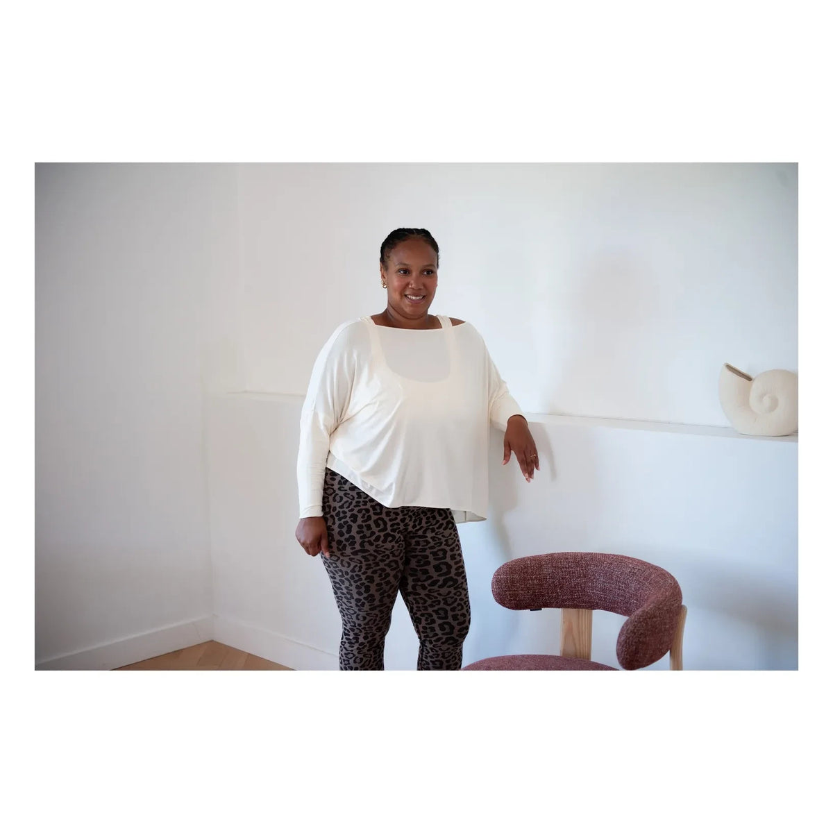 Mama Hangs - Mama Flow Maternity Leggings | Leopard