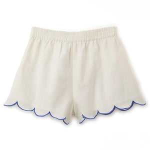 Fabula - Camelia Embroidered Shorts | White