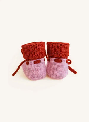 Hvid - Merino Wool Slippers | Candy Pink