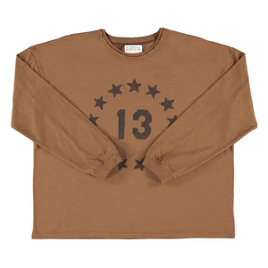 Sisters Department - Juliette Flamé Cotton T-Shirt | Brown