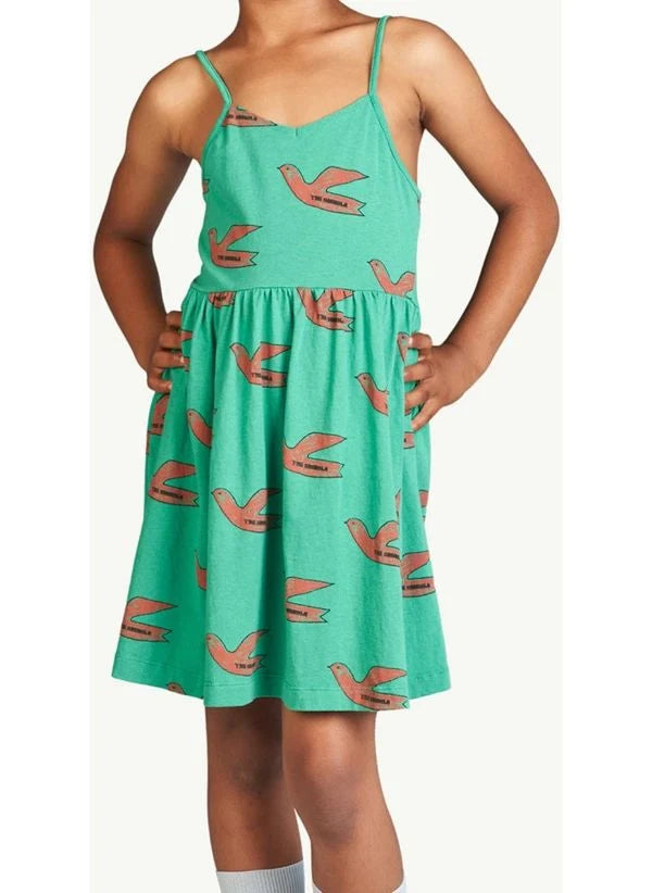 The Animals Observatory - Otter Birds Dress | Green