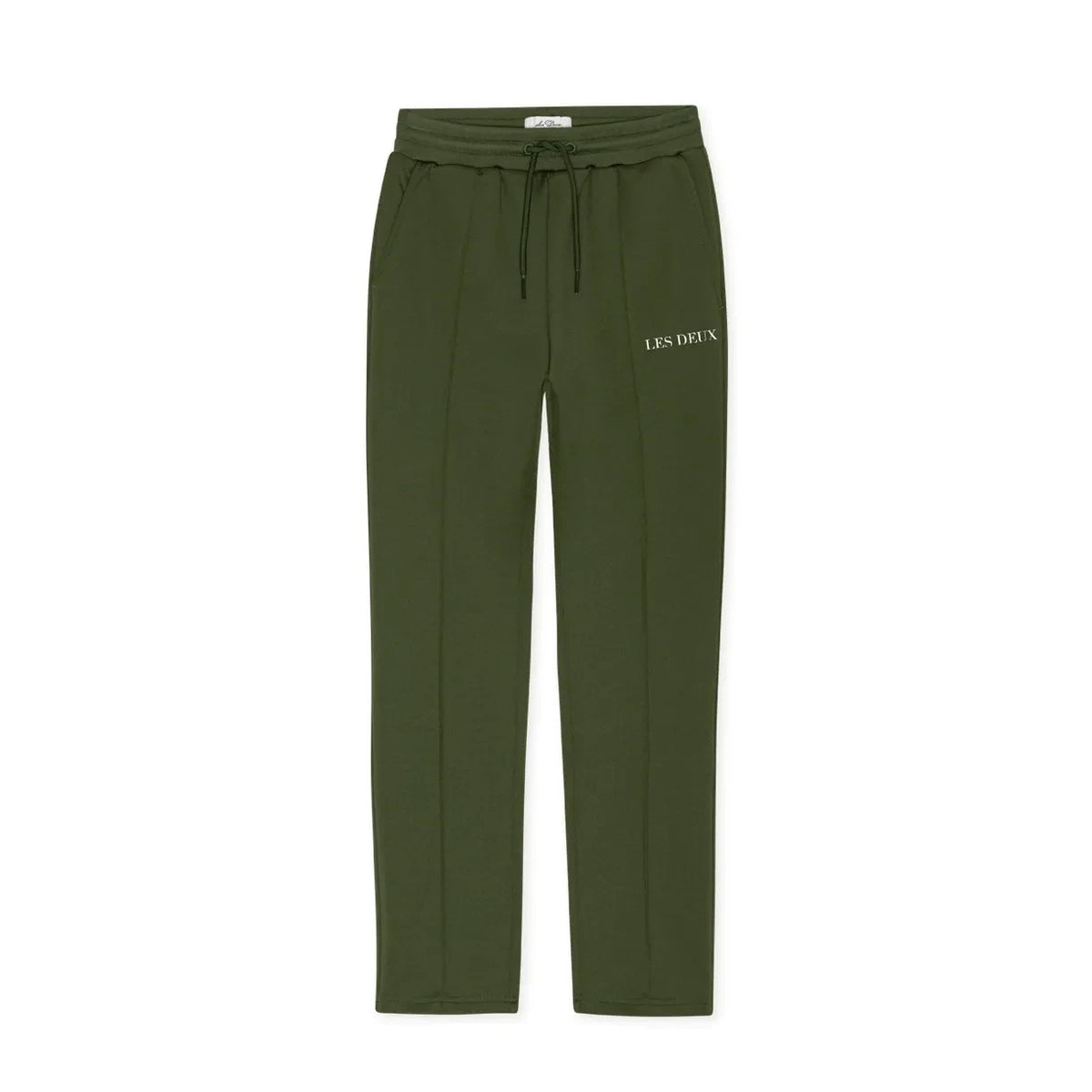 Les Deux - Signature Jogger Trousers Made Using Two Types of Recycled Fiber | Khaki