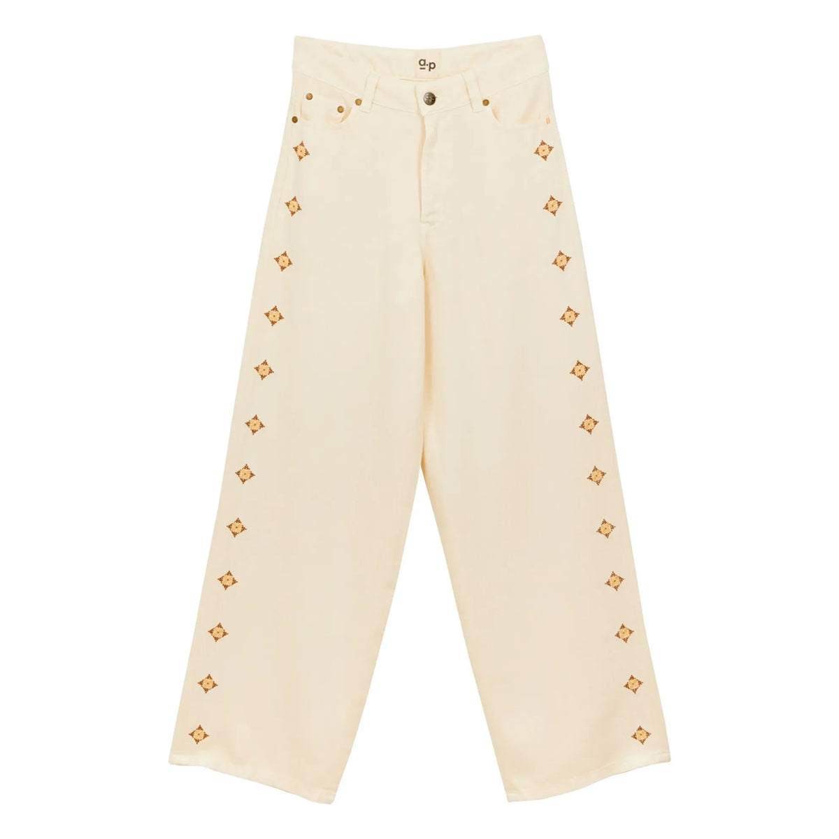 a.p - Denim Pants | Ecru