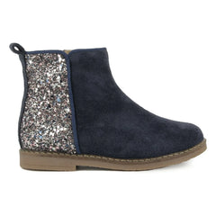 Pom d'Api - Trip Back Velvet Glitter Boots | Navy