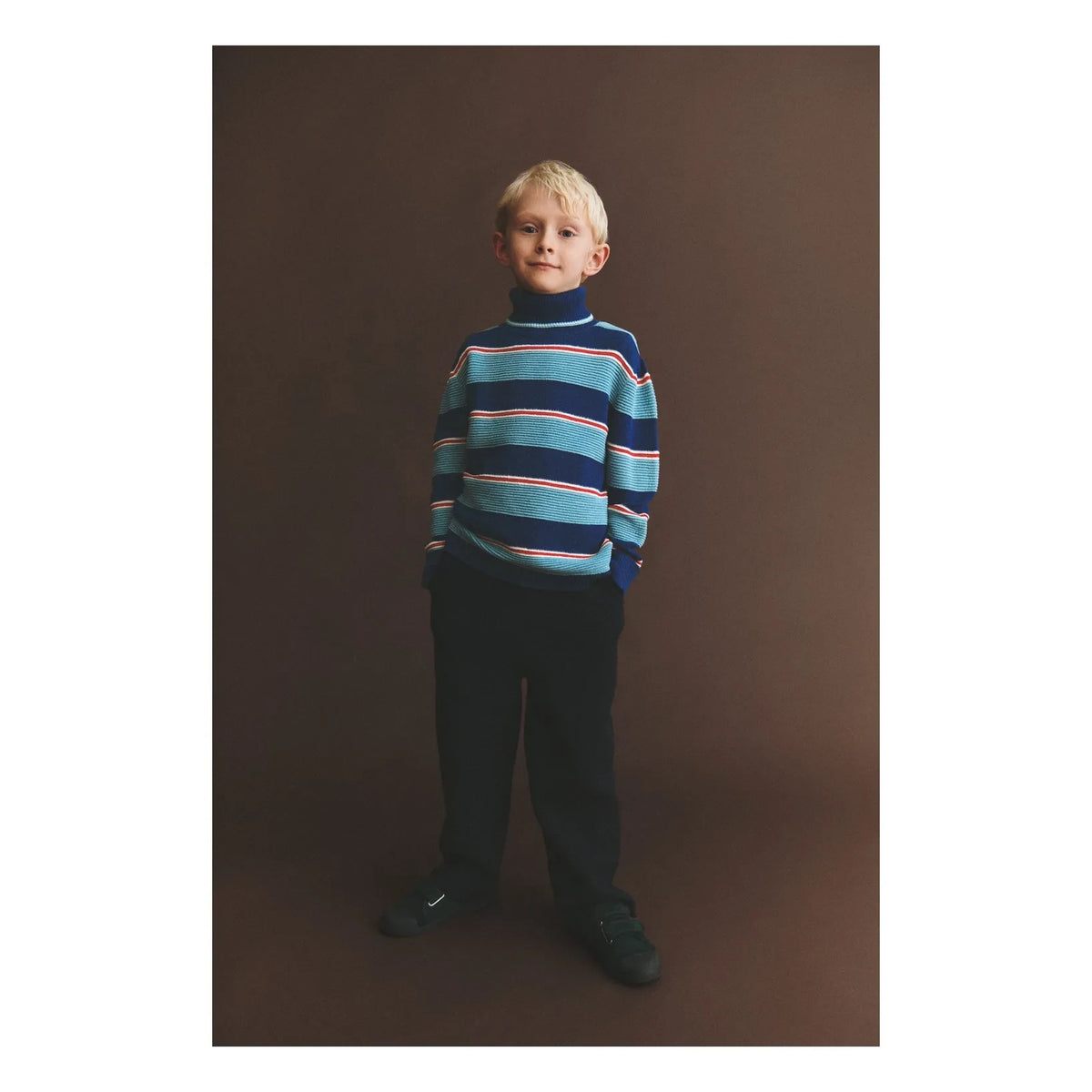 FUB - Felted Merino Wool Trousers | Navy