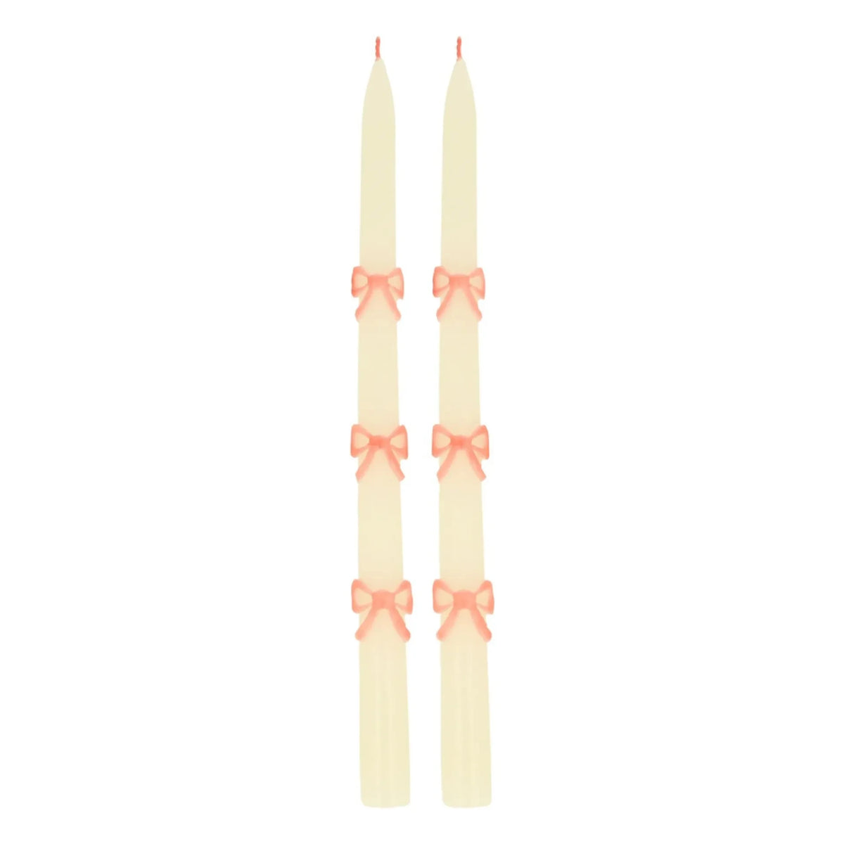 Meri Meri - Pink Ribbon Candles - Set of 2