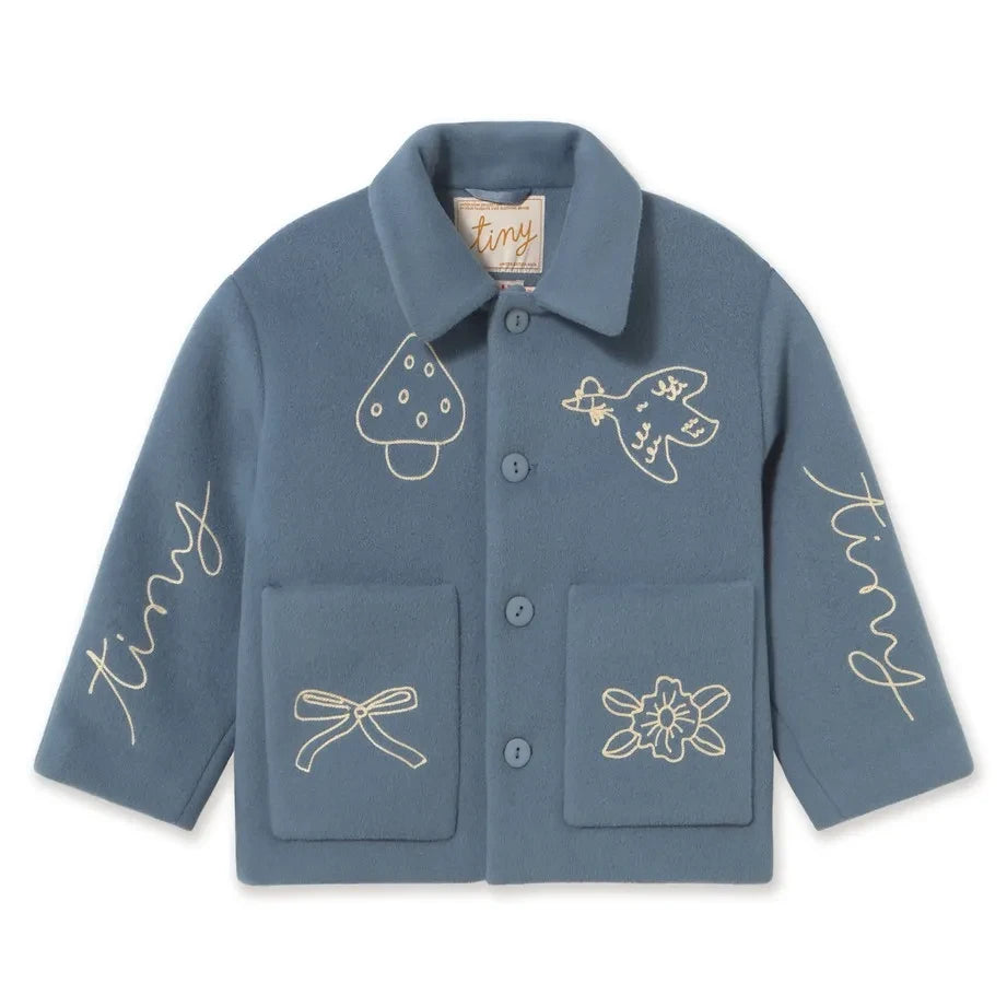 Tinycottons - Wool Jacket | Blue