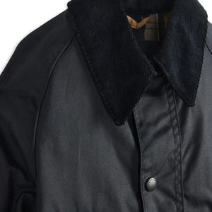 Barbour - Bedale Waxed Jacket Made From Recycled Fibres | Navy