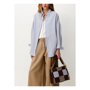 Sessùn - Liza Shirt | Gray Blue