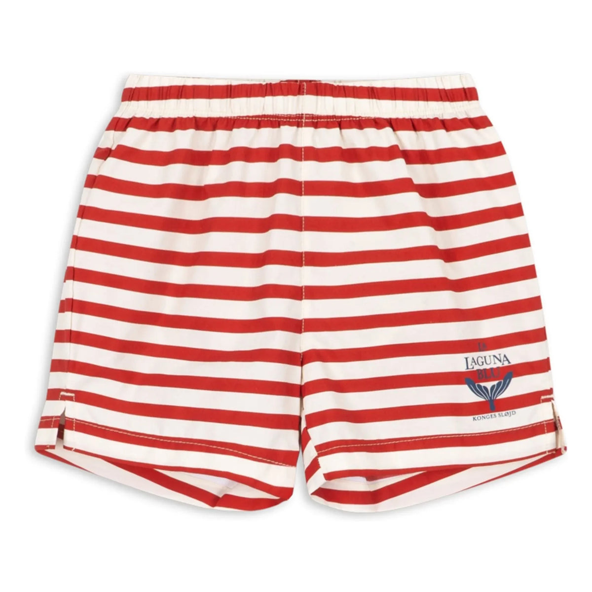 Konges Sløjd - Asnou Striped Recycled Fiber Swimsuit Shorts | Red