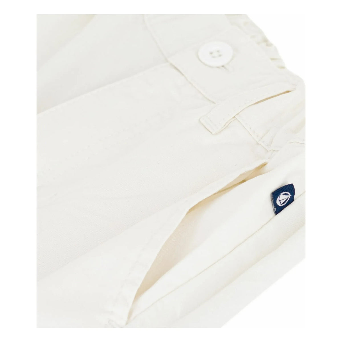Petit Bateau - Solid Twill Bermuda Shorts | Ecru
