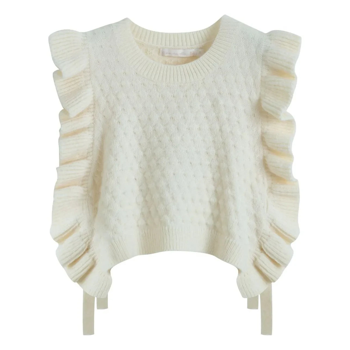 C'era Una Volta - Sara Sleeveless Sweater | Cream