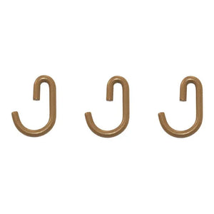 Gassien - 3-Piece Wall Hook Set | Brass