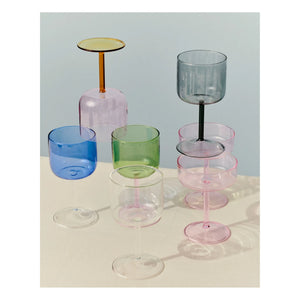 Hay - Tint Borosilicate Wine Glasses - Set of 2 | Grey