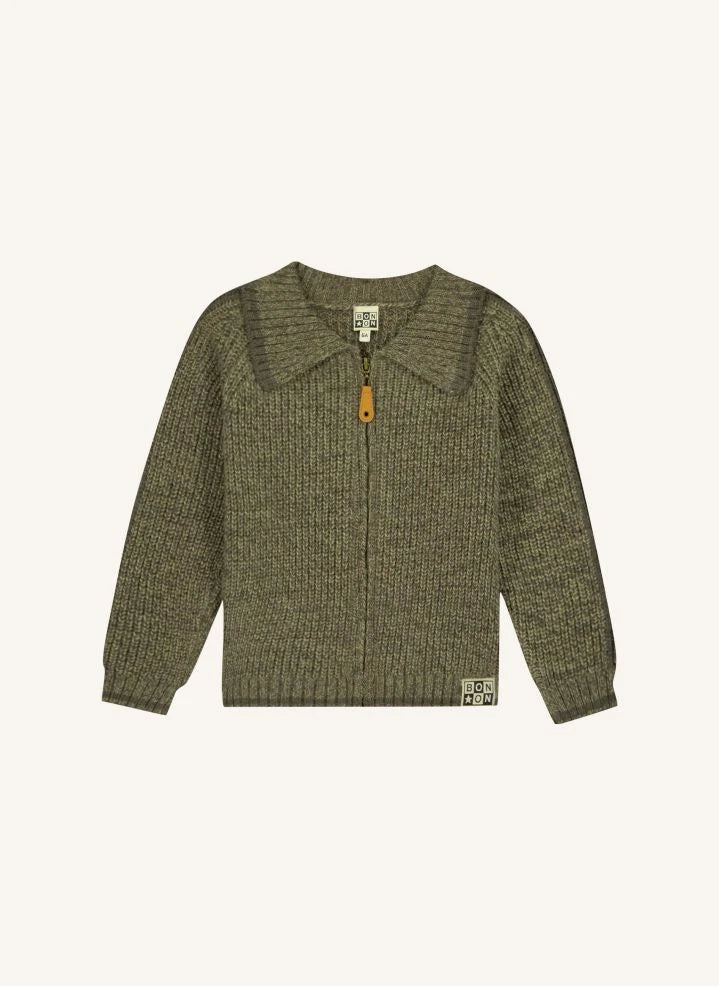 Bonton - Pompon Vest | Khaki