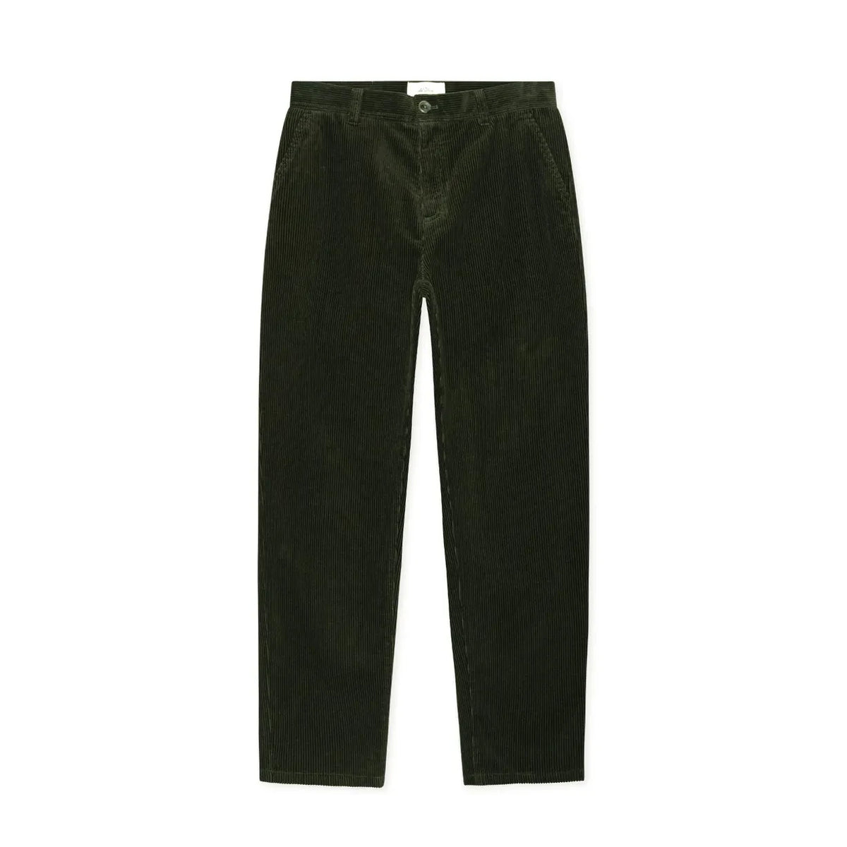 Les Deux - Slim Fit Velvet Pants | Dark Green