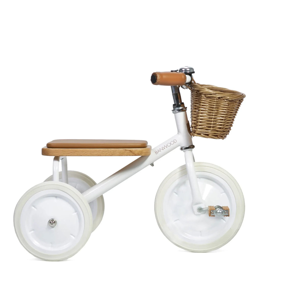 Banwood - Metal and Wooden Three-Wheel Bicycle | White