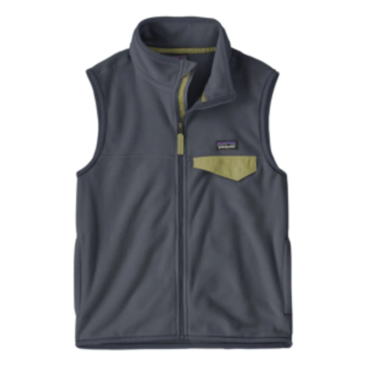 Patagonia - Micro D Snap-T Sleeveless Fleece Vest Recycled Fiber | Dark Blue