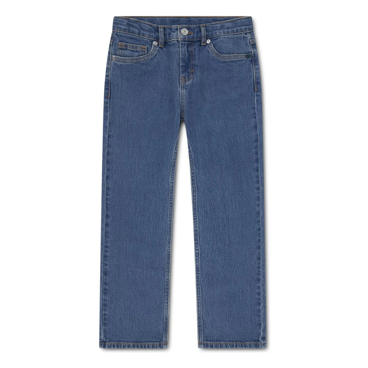 Lacoste - Straight Leg Logo Embroidered Jeans | Light Blue