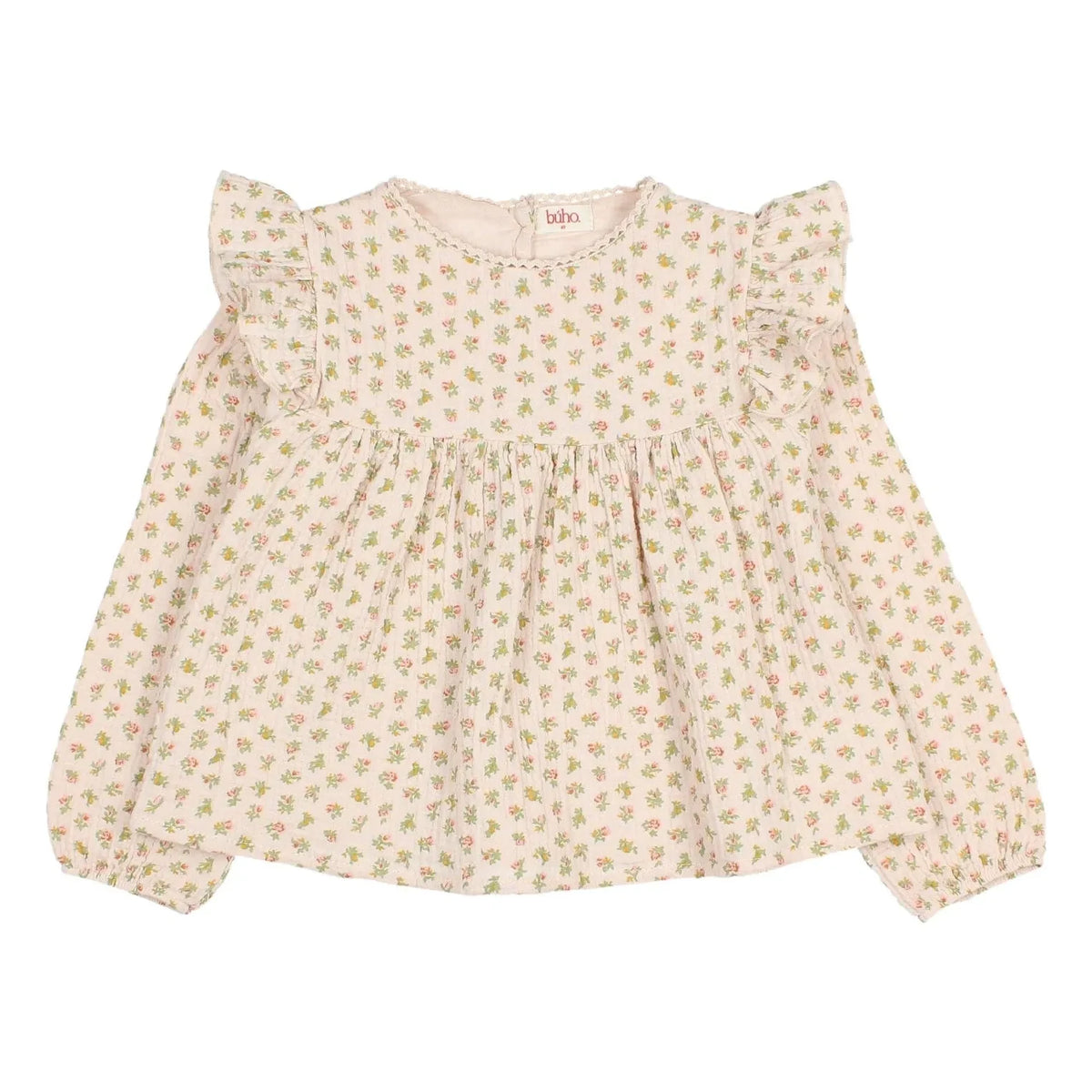 Búho - Blouse Cottage Fleurie Organic Cotton | Light Pink