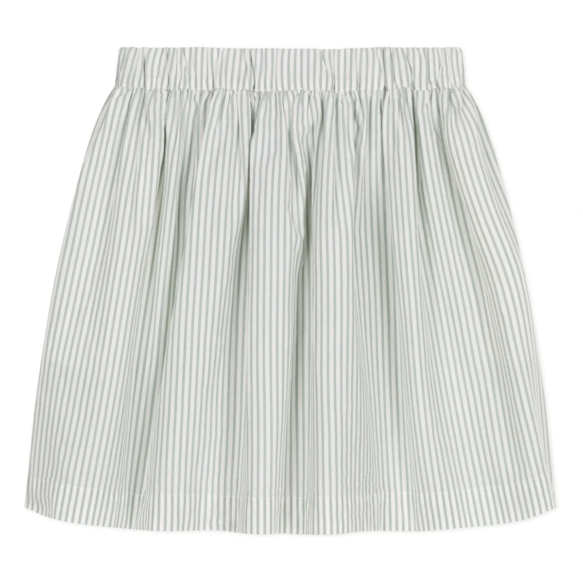 Petit Bateau - Boncap Poplin Organic Cotton Skirt | White