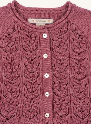 Konges Sløjd - Cabby organic cotton cardigan | Dust Pink
