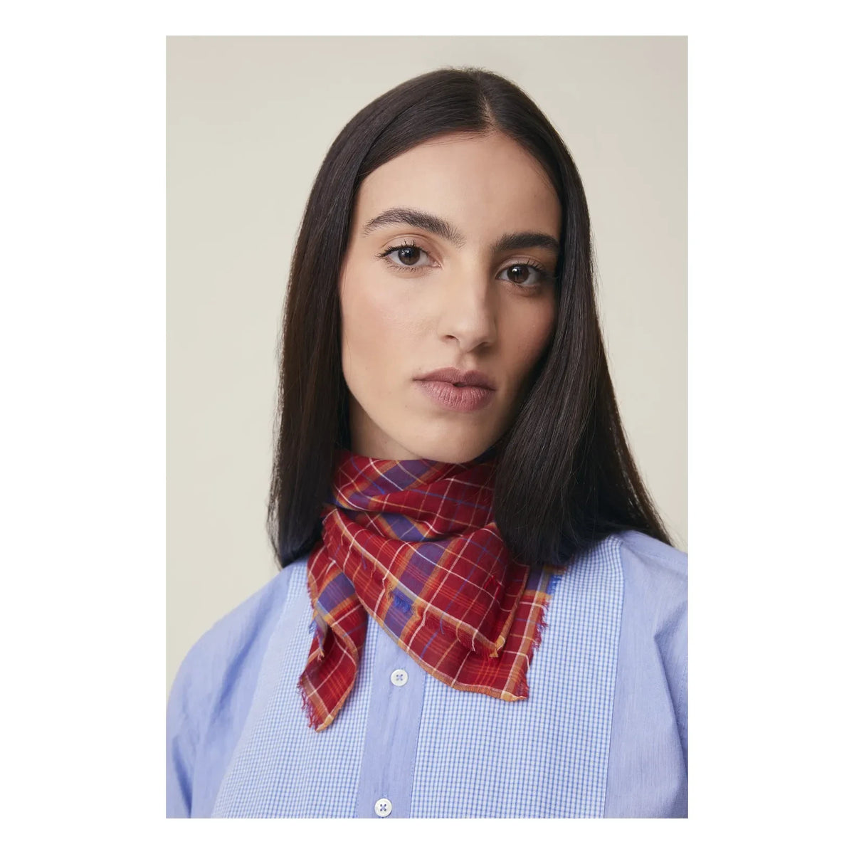 Moismont - Alpha Scarf No. 844, Cotton | Red