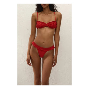 Faithfull the Brand - Alma swimsuit bottoms | Red